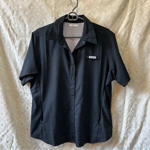 Columbia Short Sleeve Omni-Shade UV Women’s XL Black